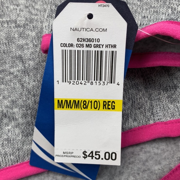 NAUTICA Big Girls Zip-Up Sweater Size M (8/10) - Picture 4 of 8